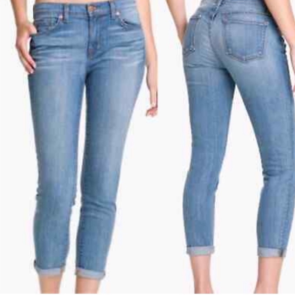 J Brand Caico Capri Skinny Leg Medium Capri Jean